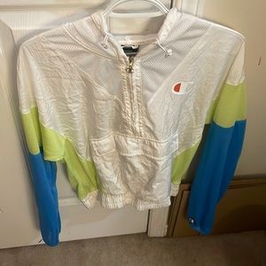 Champion rain jacket cropped x small very sexy with jeans